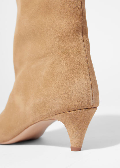 Wide-Shaft Ankle Boots