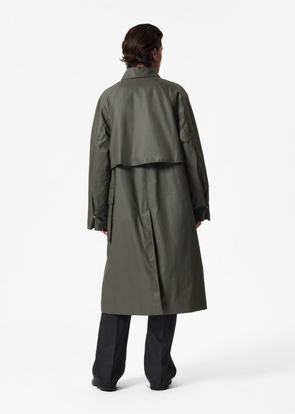 Patch-Pocket Cotton Coat