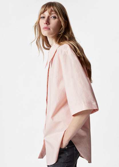 Layered-Sleeve Shirt