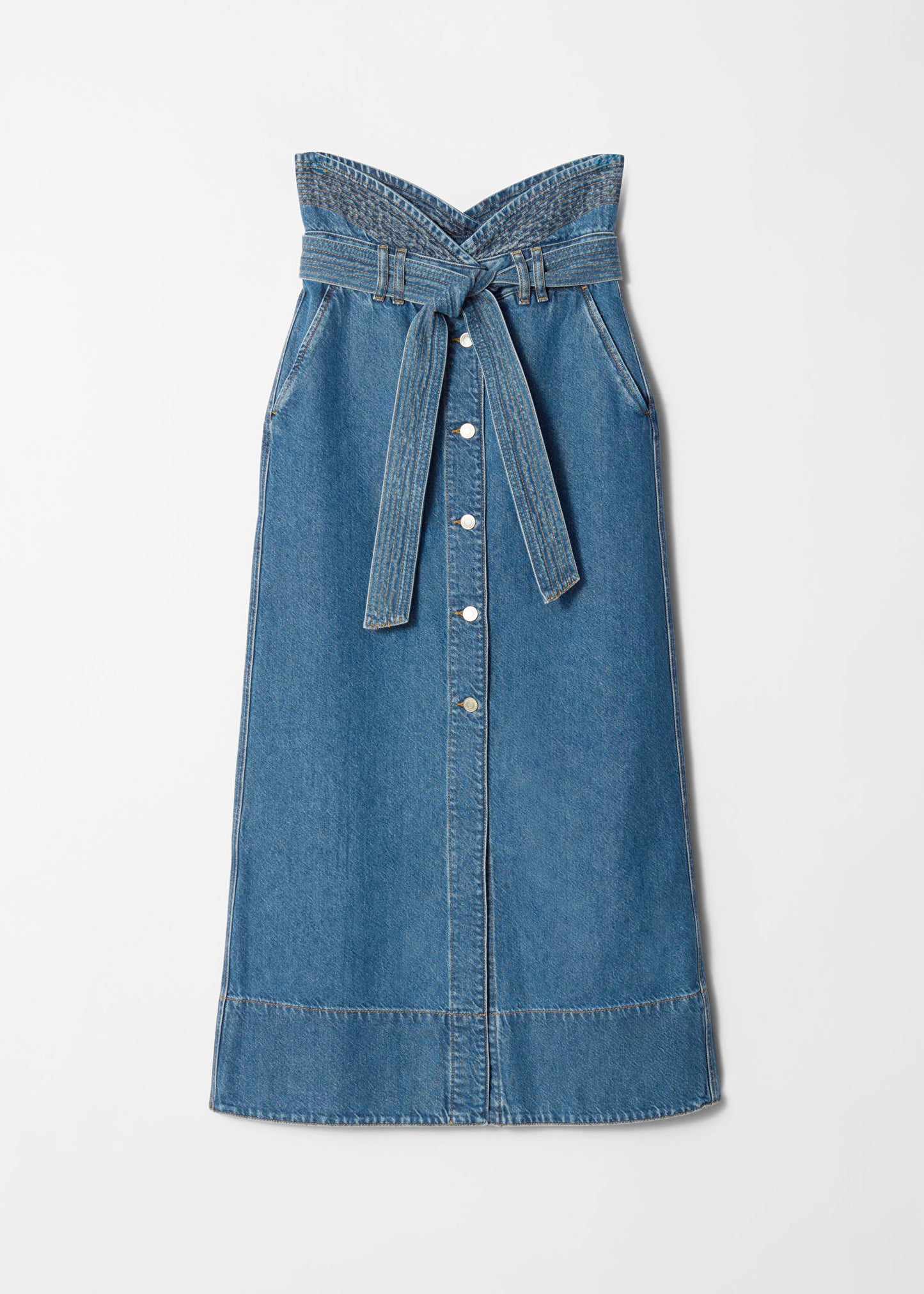 Denim Maxi Skirt