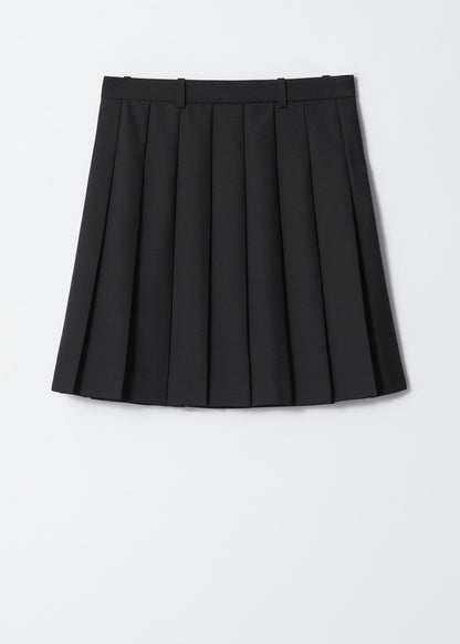 Pleated Mini Skirt