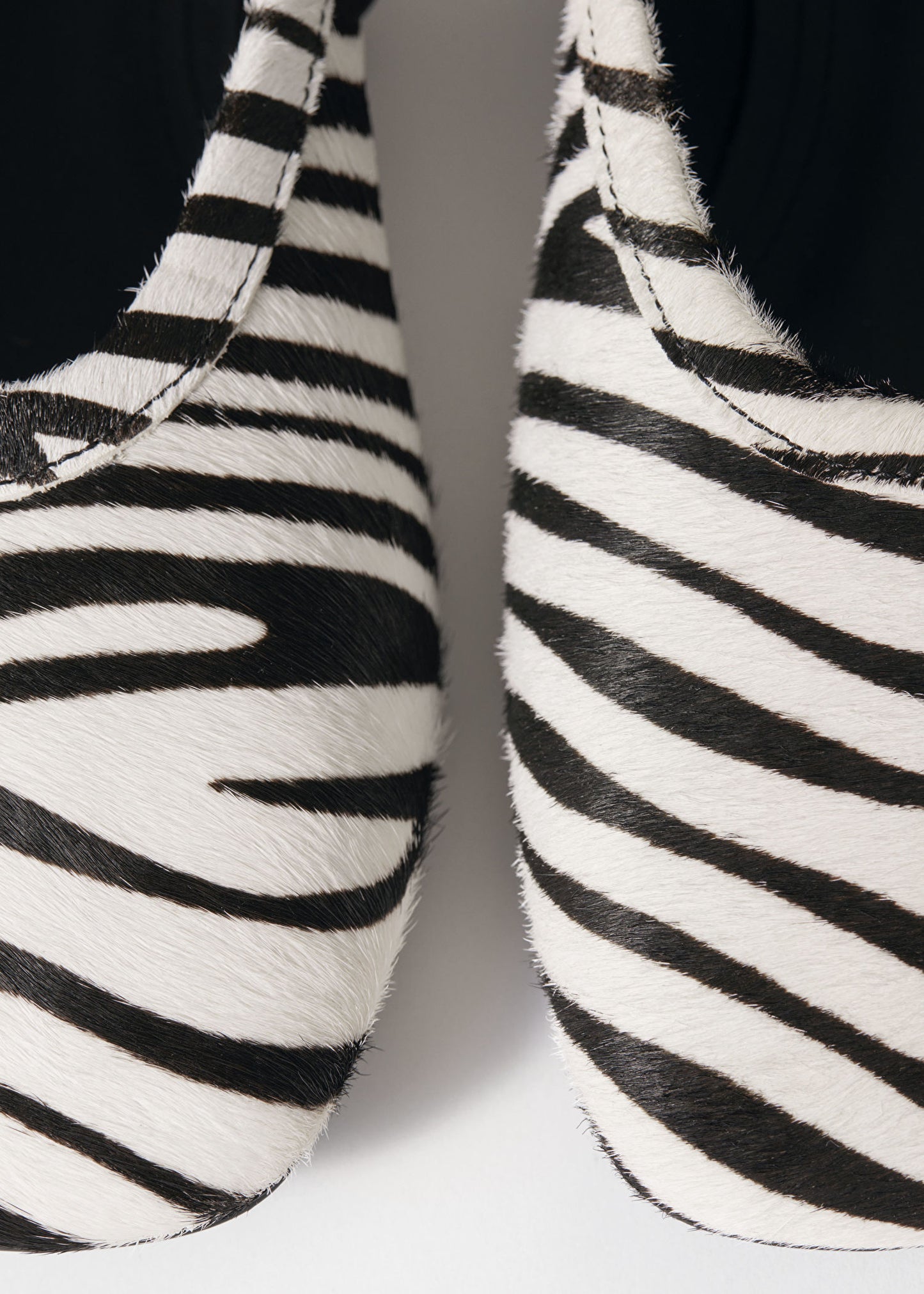 Zebra-Print Ballet Flats