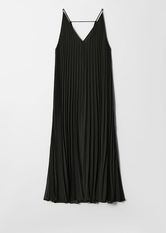 Pleated Maxi Dress