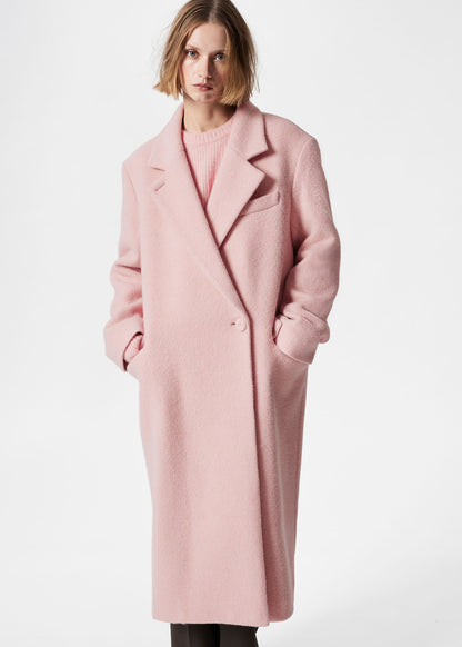 Double-Breasted Wool Coat