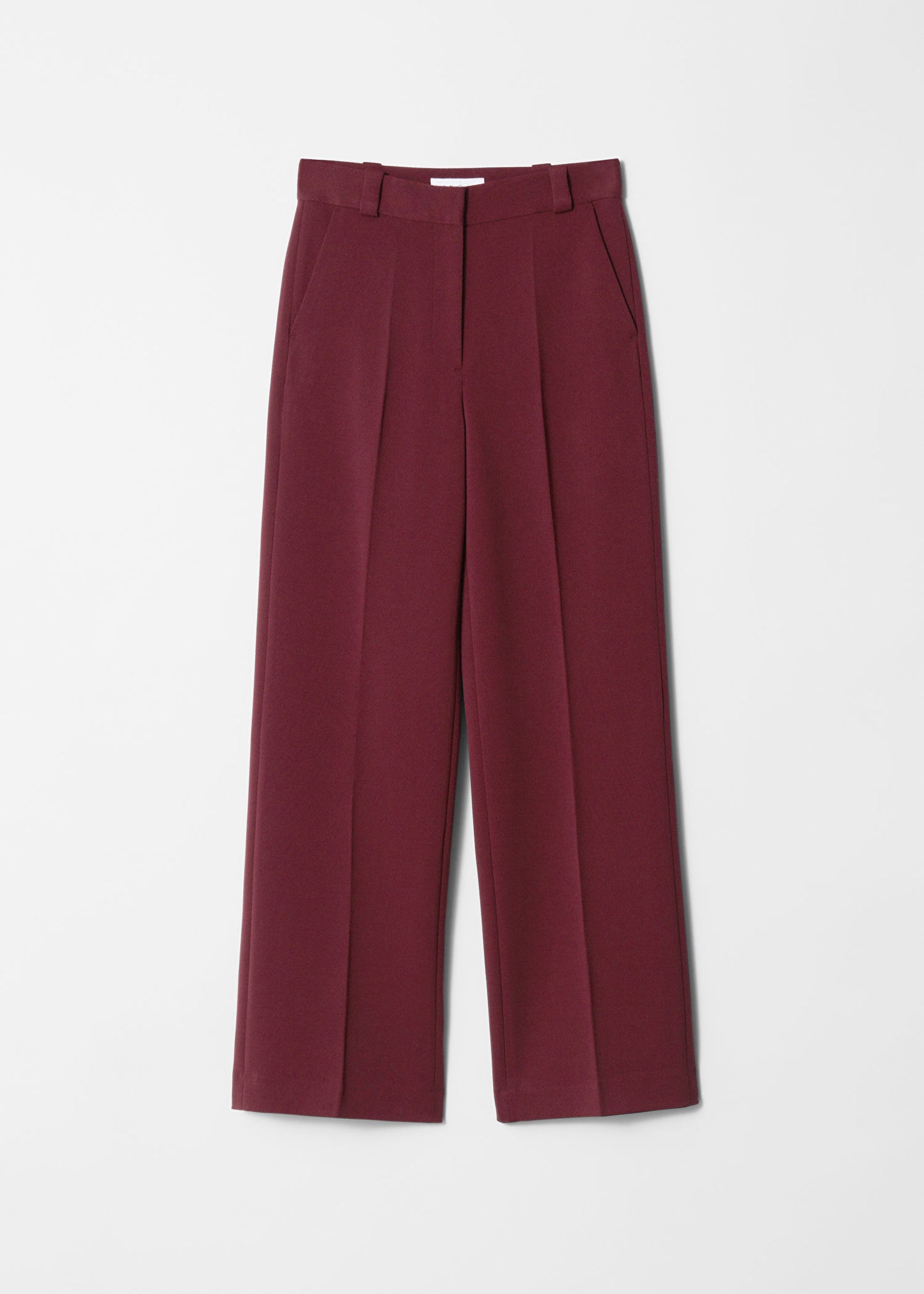 Wide Press-Crease Trousers