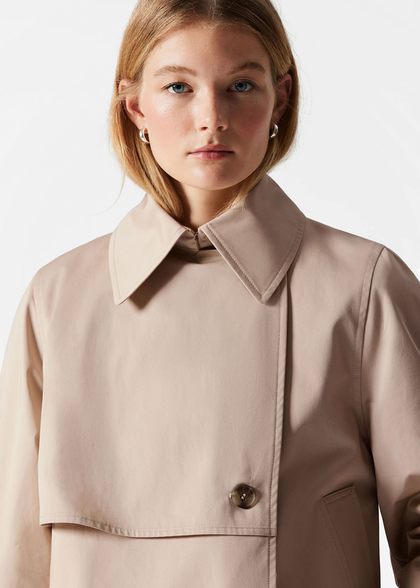 Short Trench Coat Jacket