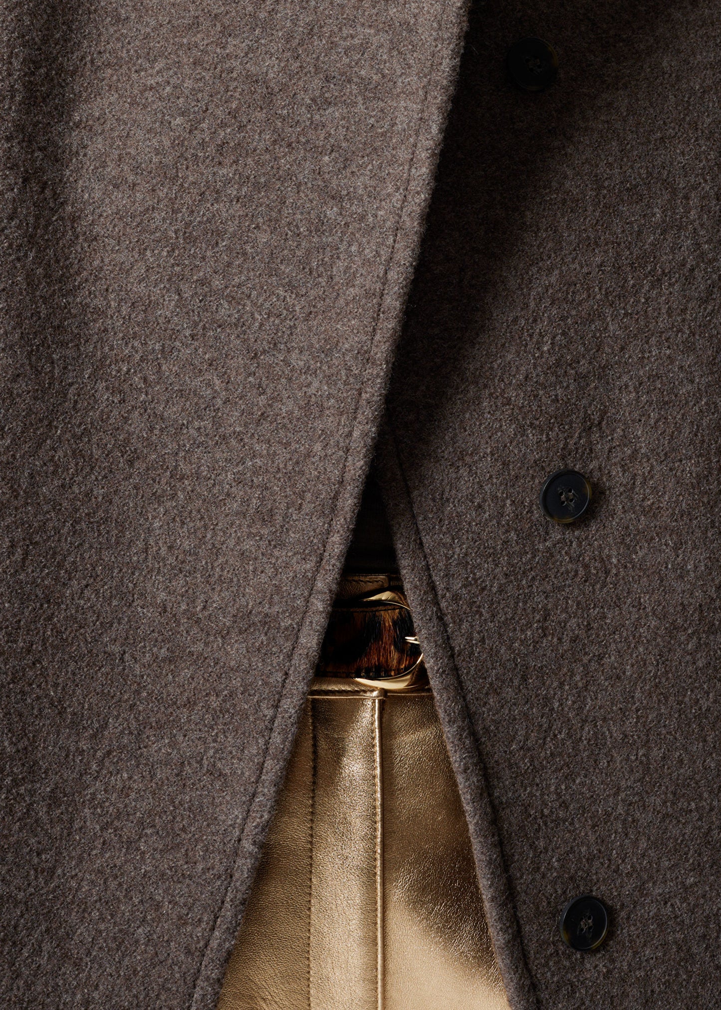 Asymmetric Wool Jacket