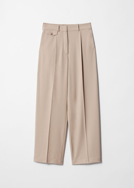 Straight-Leg Press-Crease Trousers