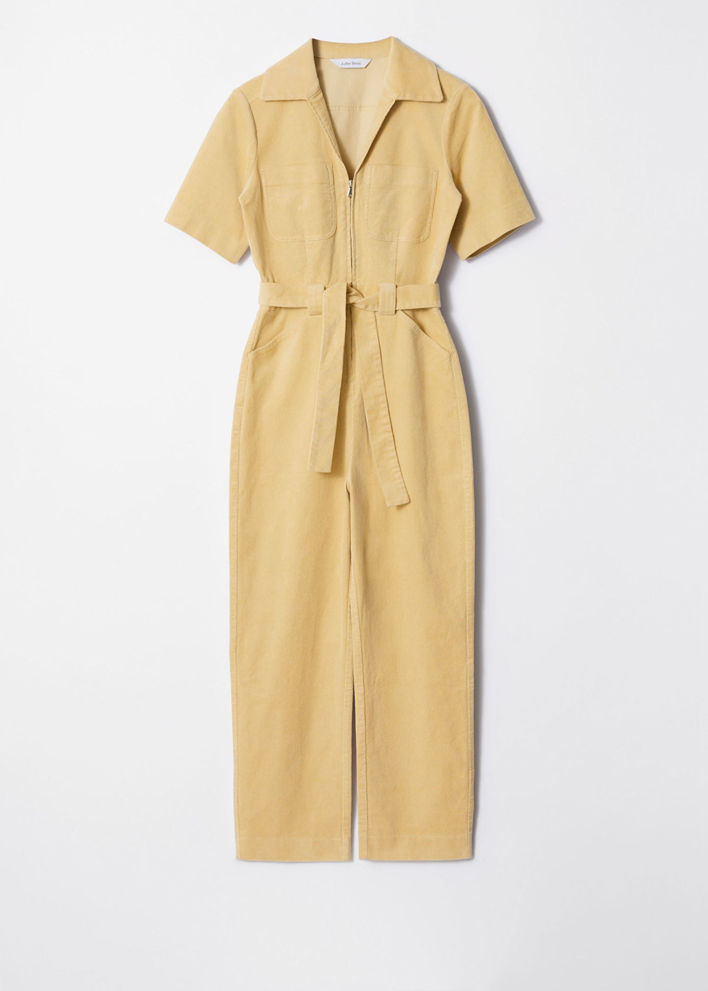 Belted Corduroy Jumpsuit