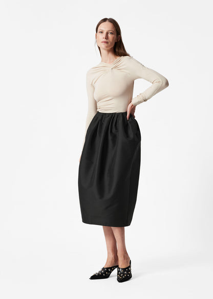 Balloon Midi Skirt