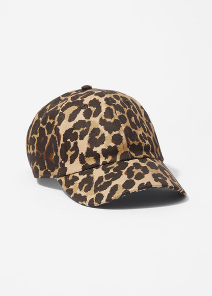 Leopard-Print Baseball Cap