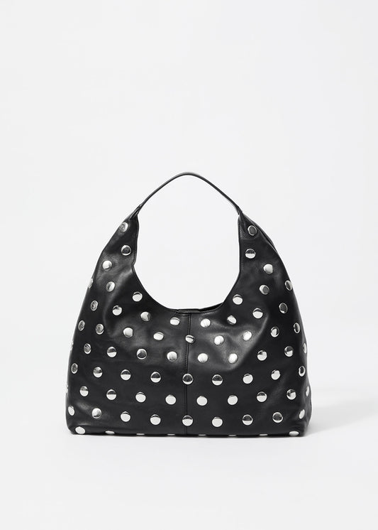 Studded Leather Tote