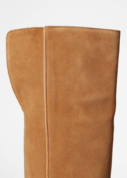 Suede Knee Boots