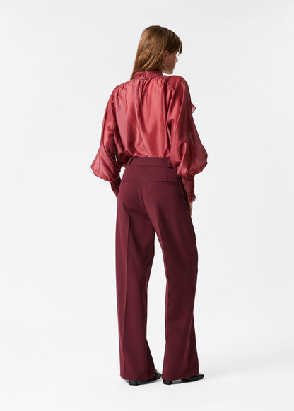 Wide Press-Crease Trousers