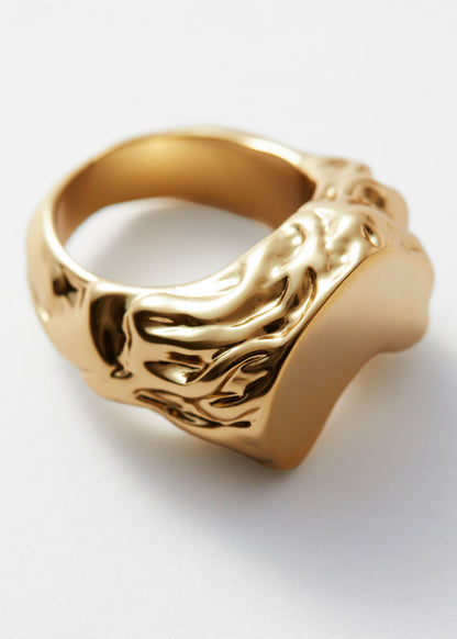 Sculpted Signet Ring