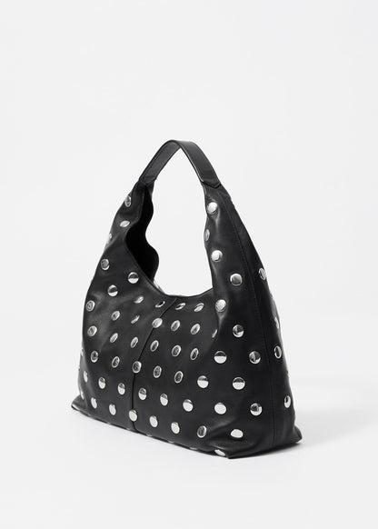 Studded Leather Tote