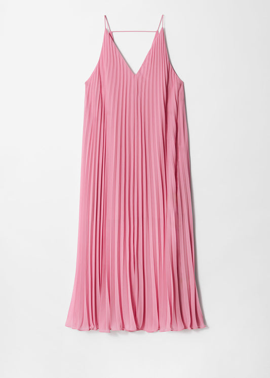 Pleated Maxi Dress