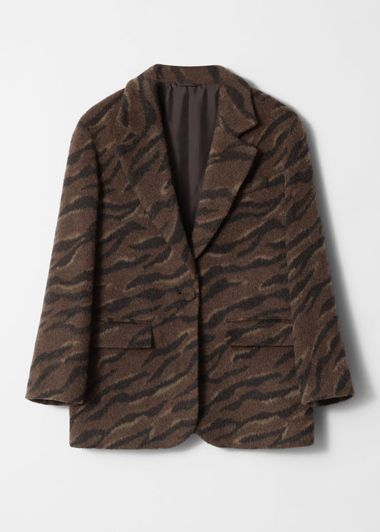 Single-Breasted Wool Blazer
