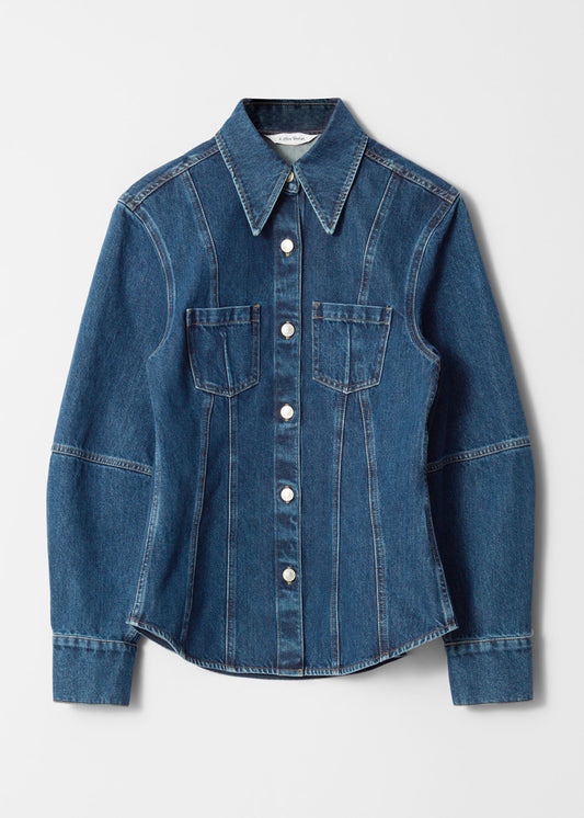 Tapered Denim Shirt