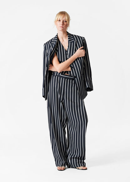 Deep Pleat Tailored Trousers