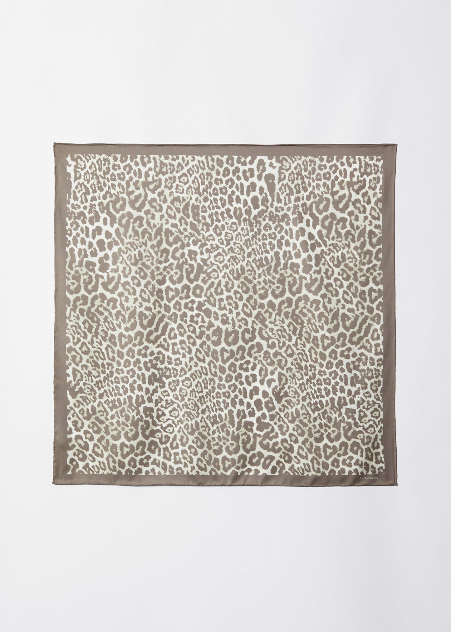 Leopard-Print Scarf