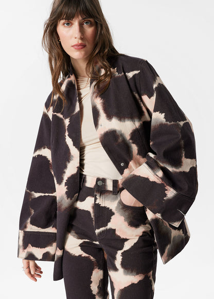 Tie-belt Kimono Jacket