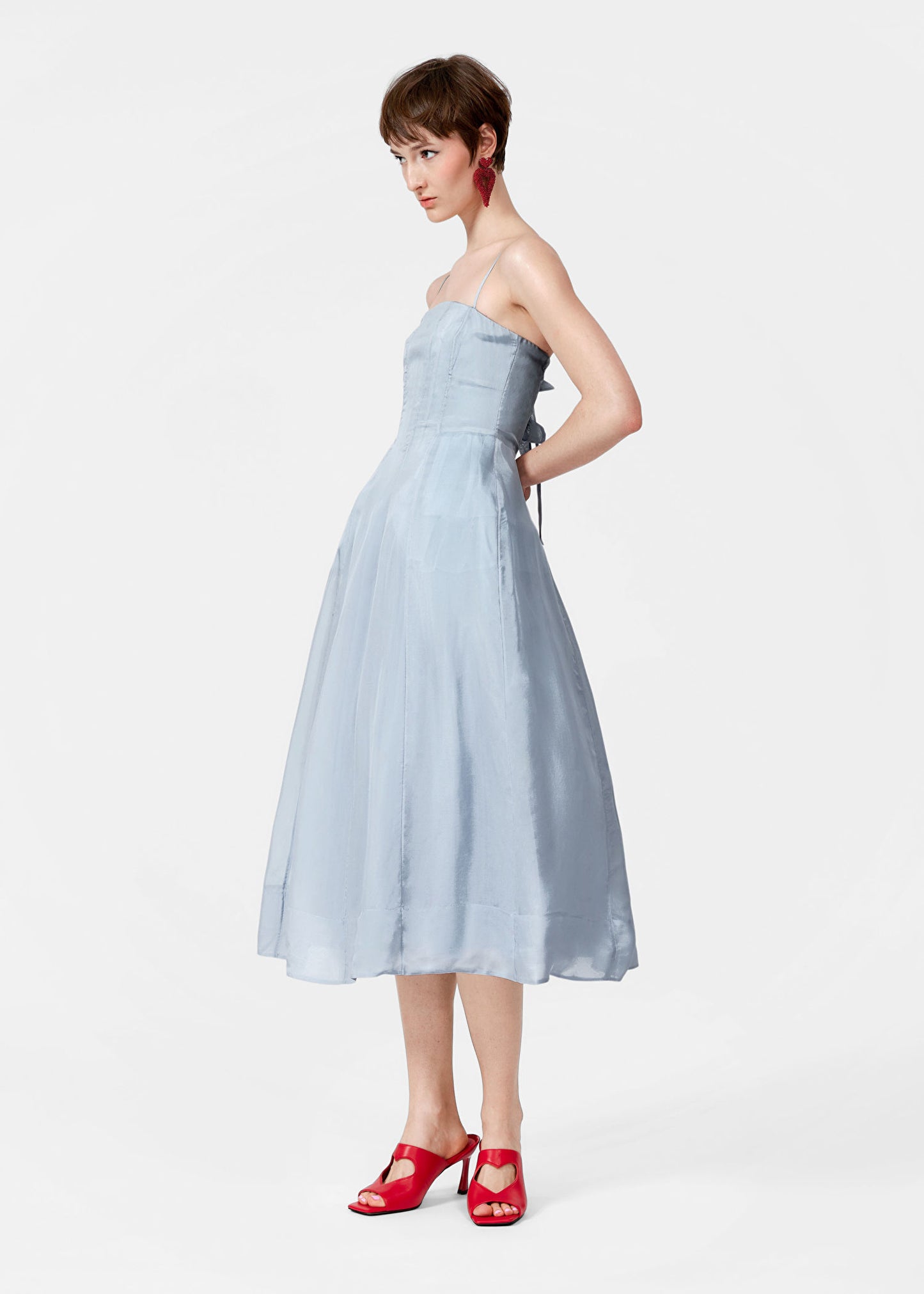 Flared Midi Dress