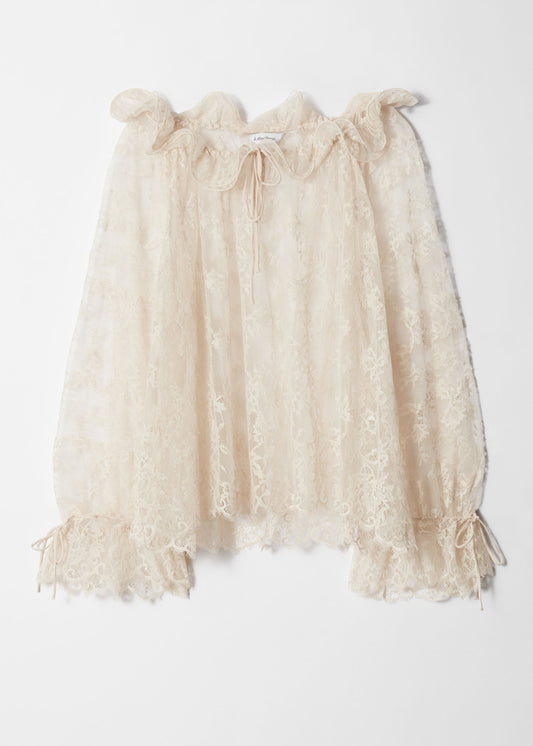 Ruffle Lace Blouse