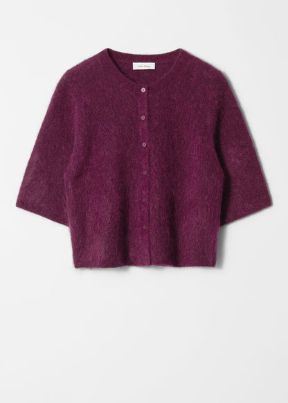 Knitted Mohair-Blend Cardigan