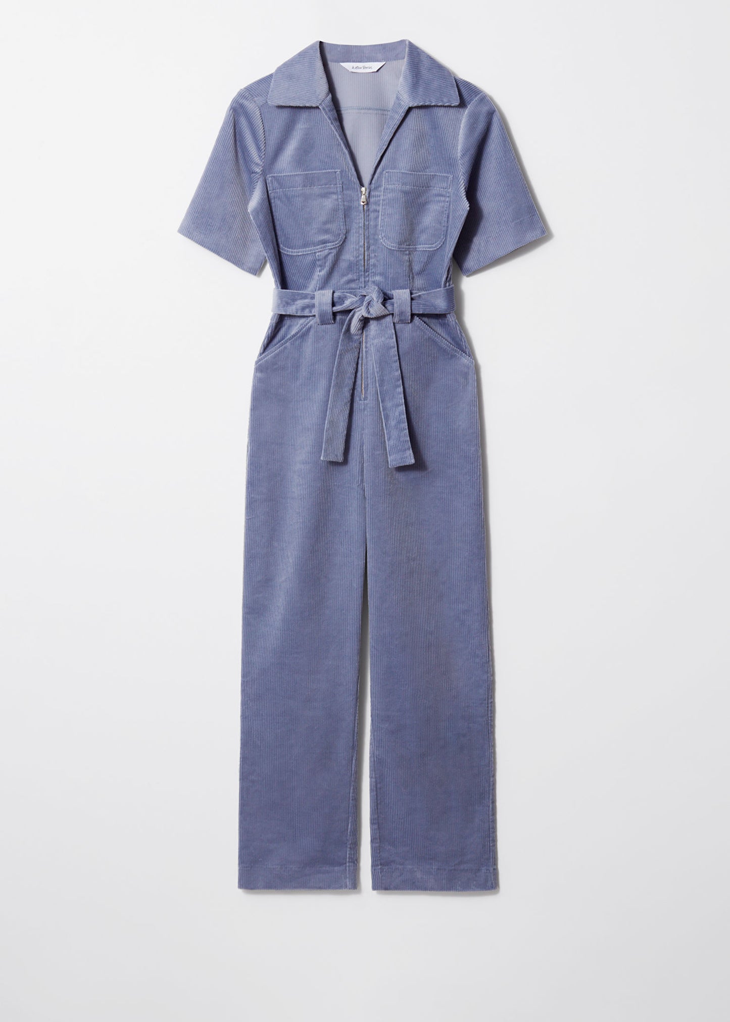 Belted Corduroy Jumpsuit