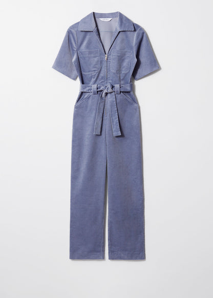 Belted Corduroy Jumpsuit