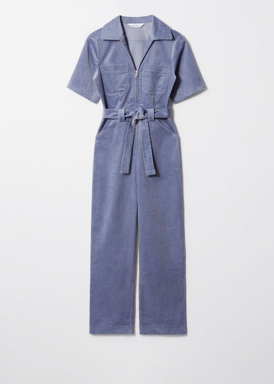 Belted Corduroy Jumpsuit