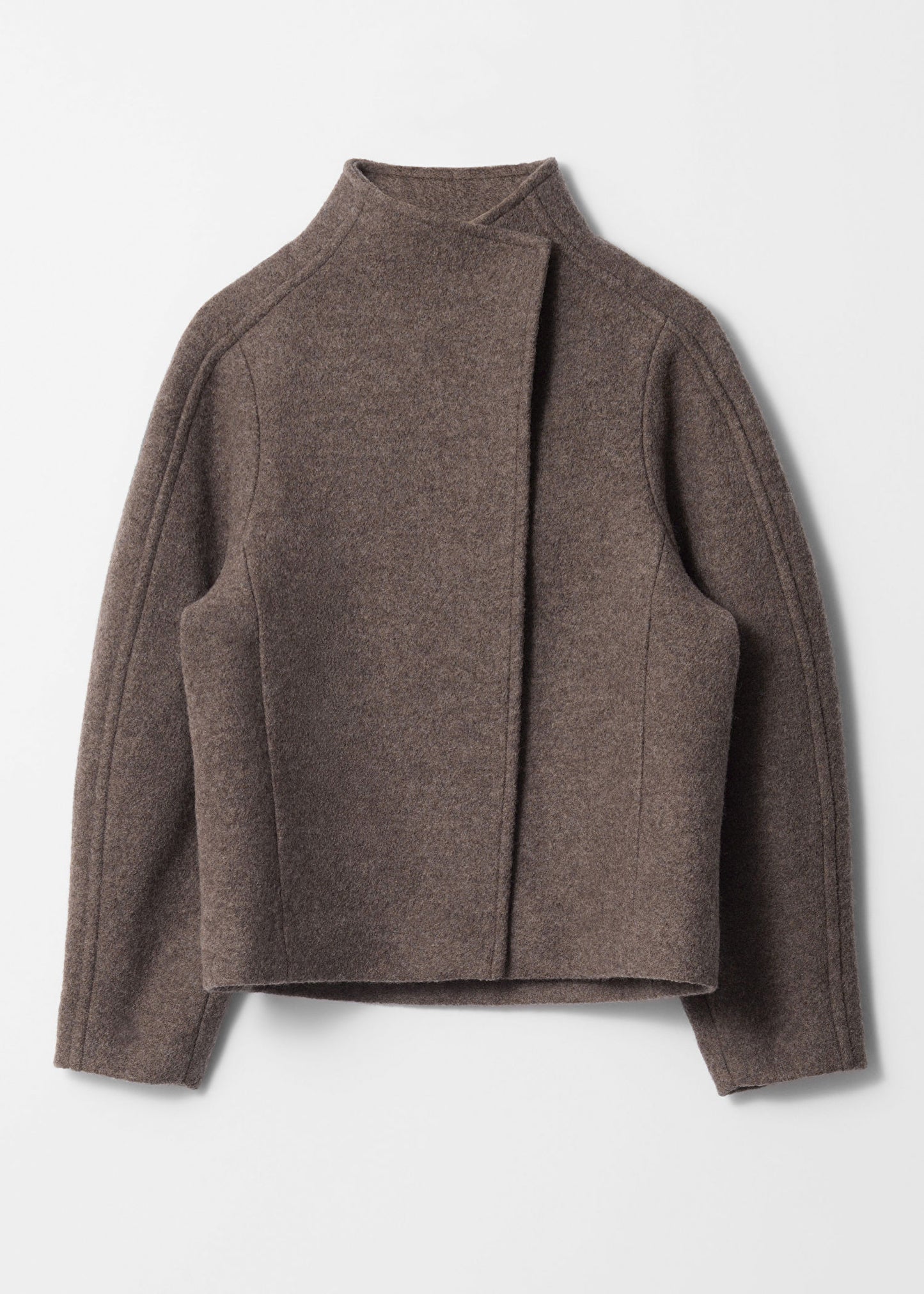 Asymmetric Wool Jacket