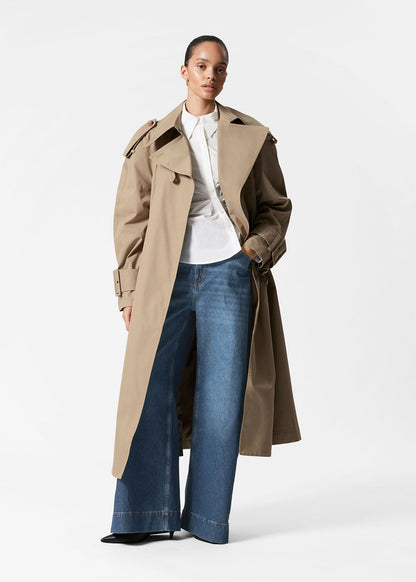 Belted Maxi Trenchcoat