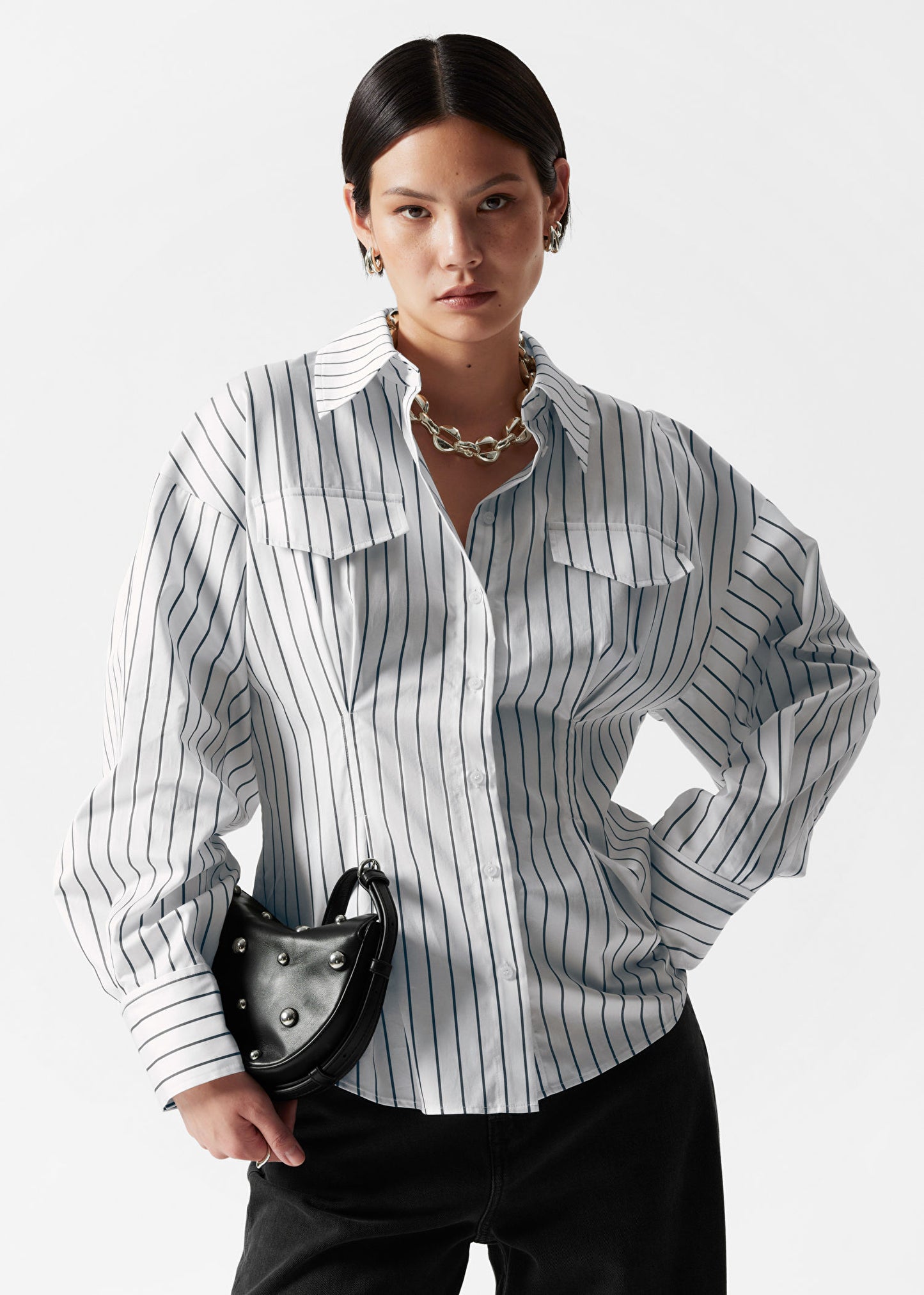 Flap-Pocket Cotton Shirt