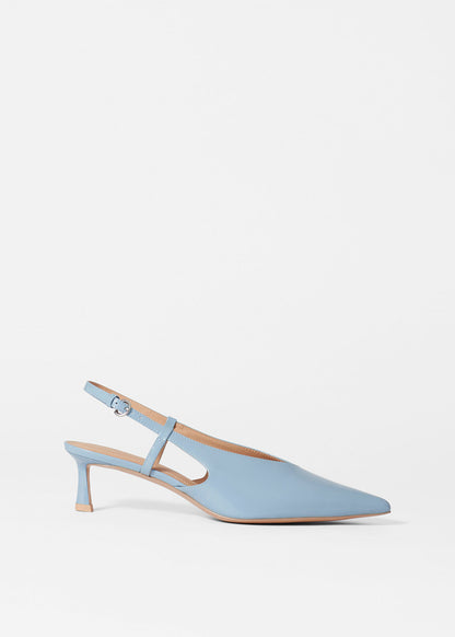 Classic Leather Slingback Pumps