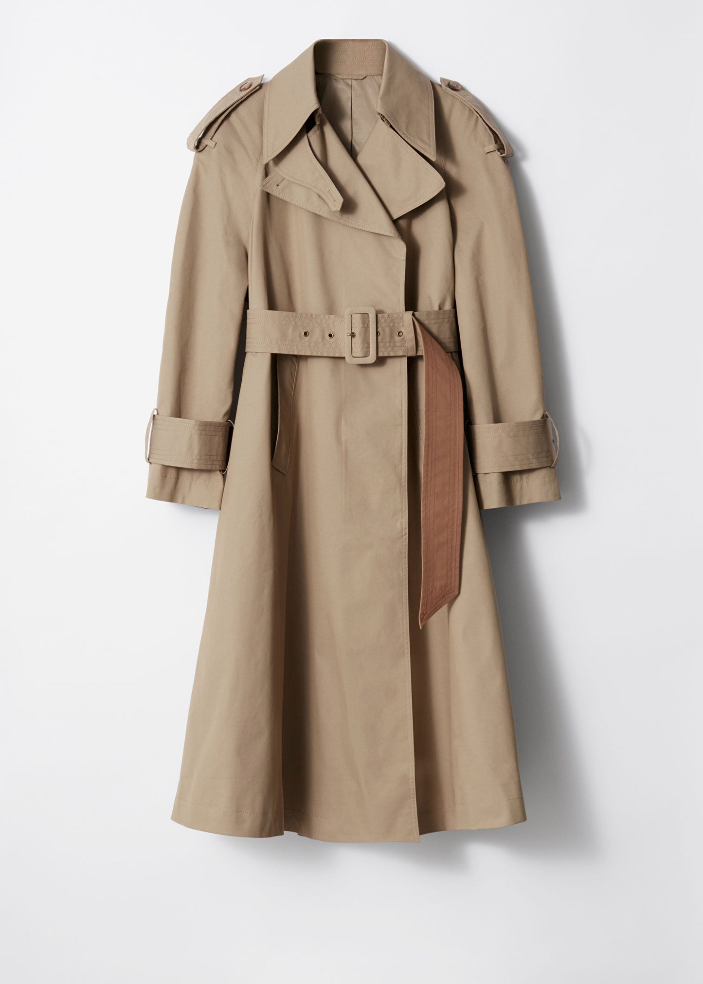 Belted Maxi Trenchcoat