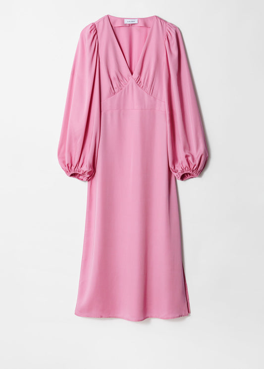V-Neck Midi Dress