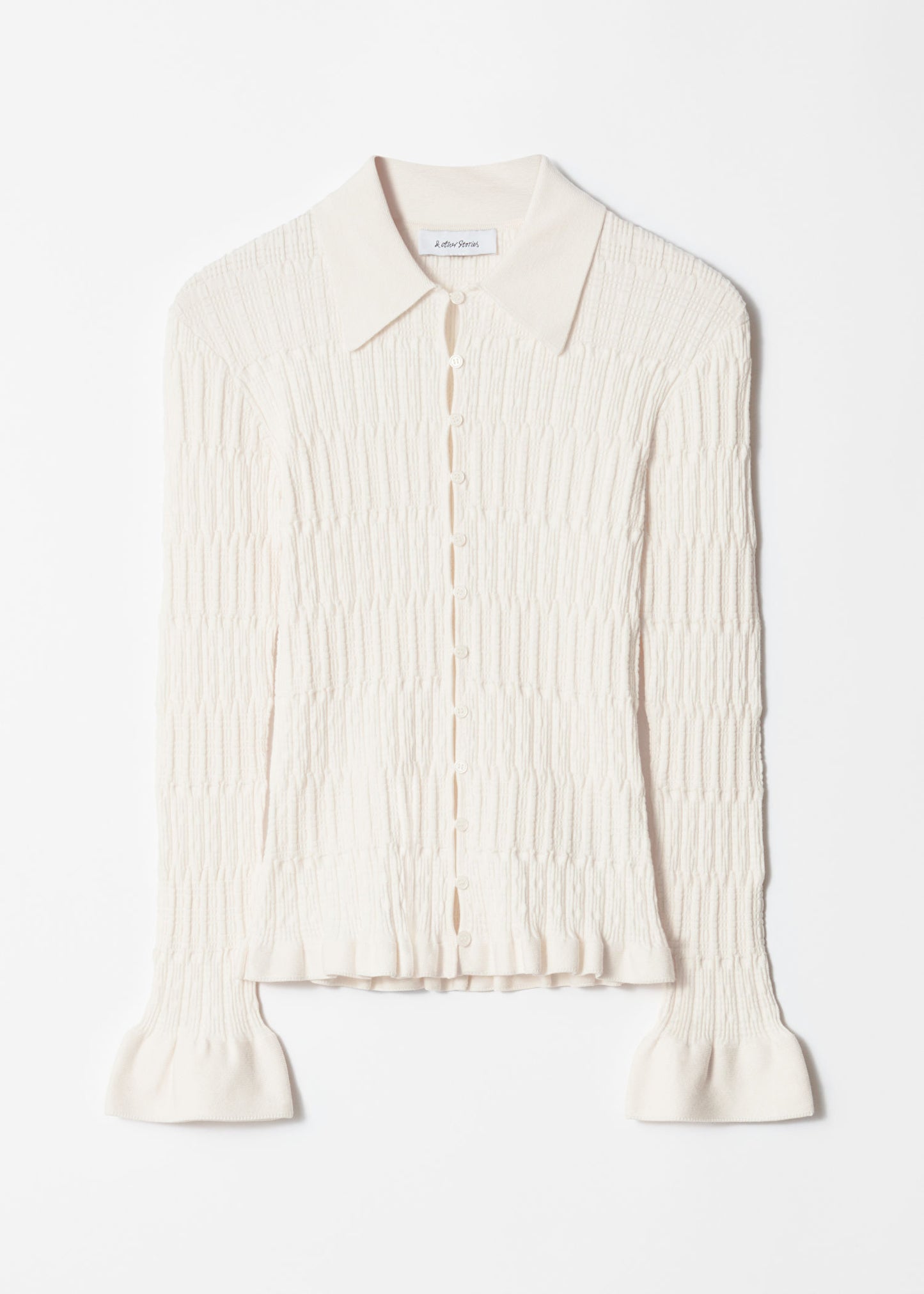 Knitted Collar Cardigan