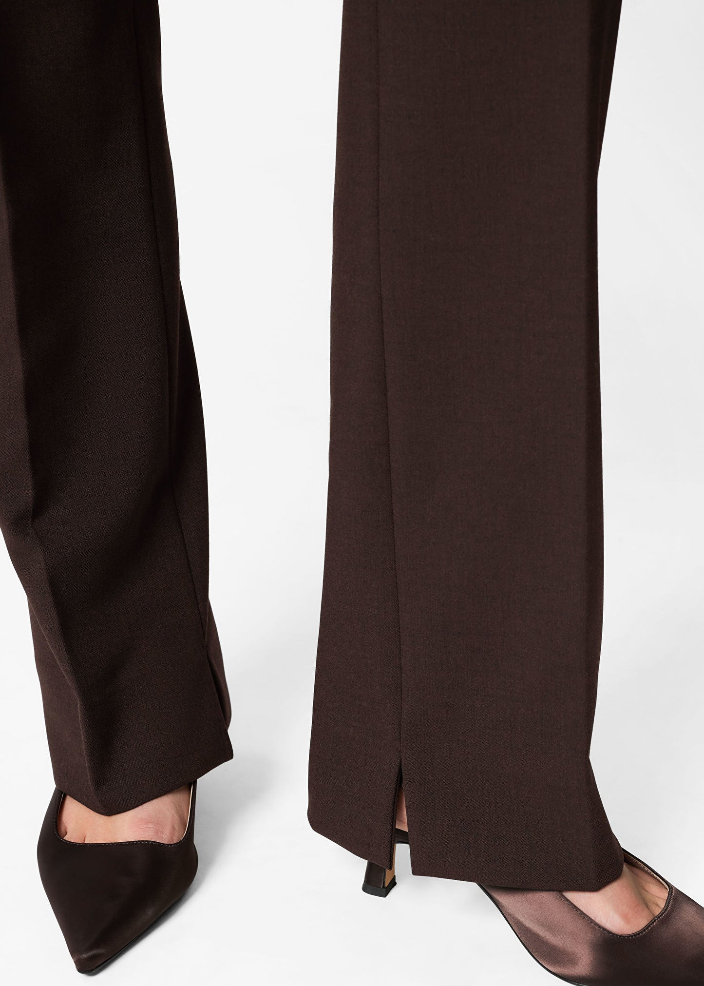 Slim Wool-Blend Trousers