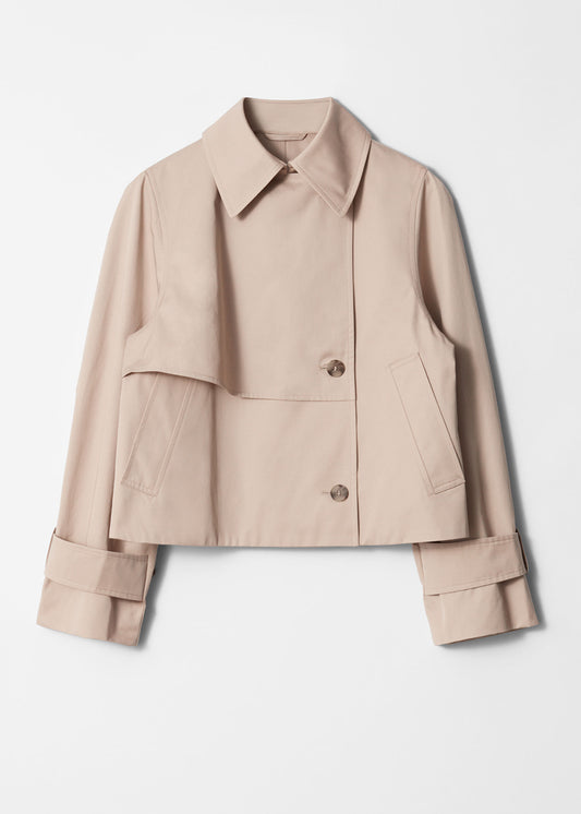 Short Trench Coat Jacket