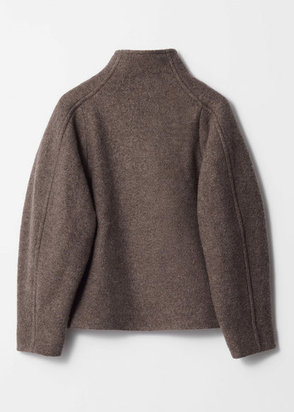 Asymmetric Wool Jacket