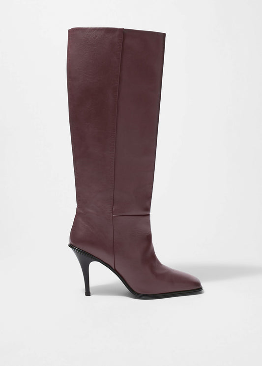 Classic Leather Knee Boots