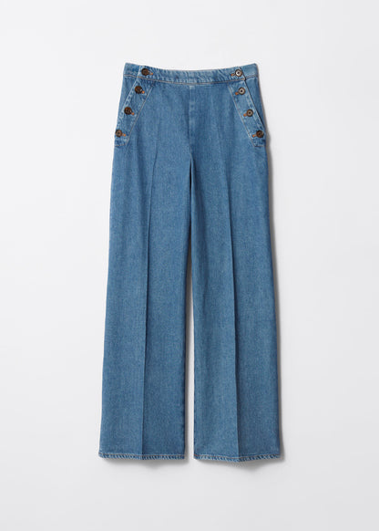 Denim Sailor Trousers