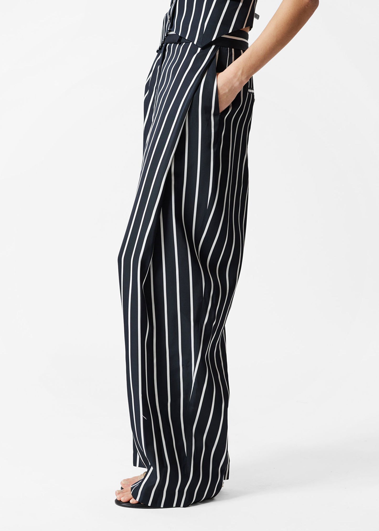 Deep Pleat Tailored Trousers