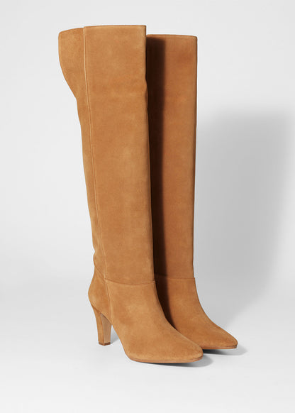 Suede Knee Boots