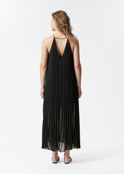 Pleated Maxi Dress