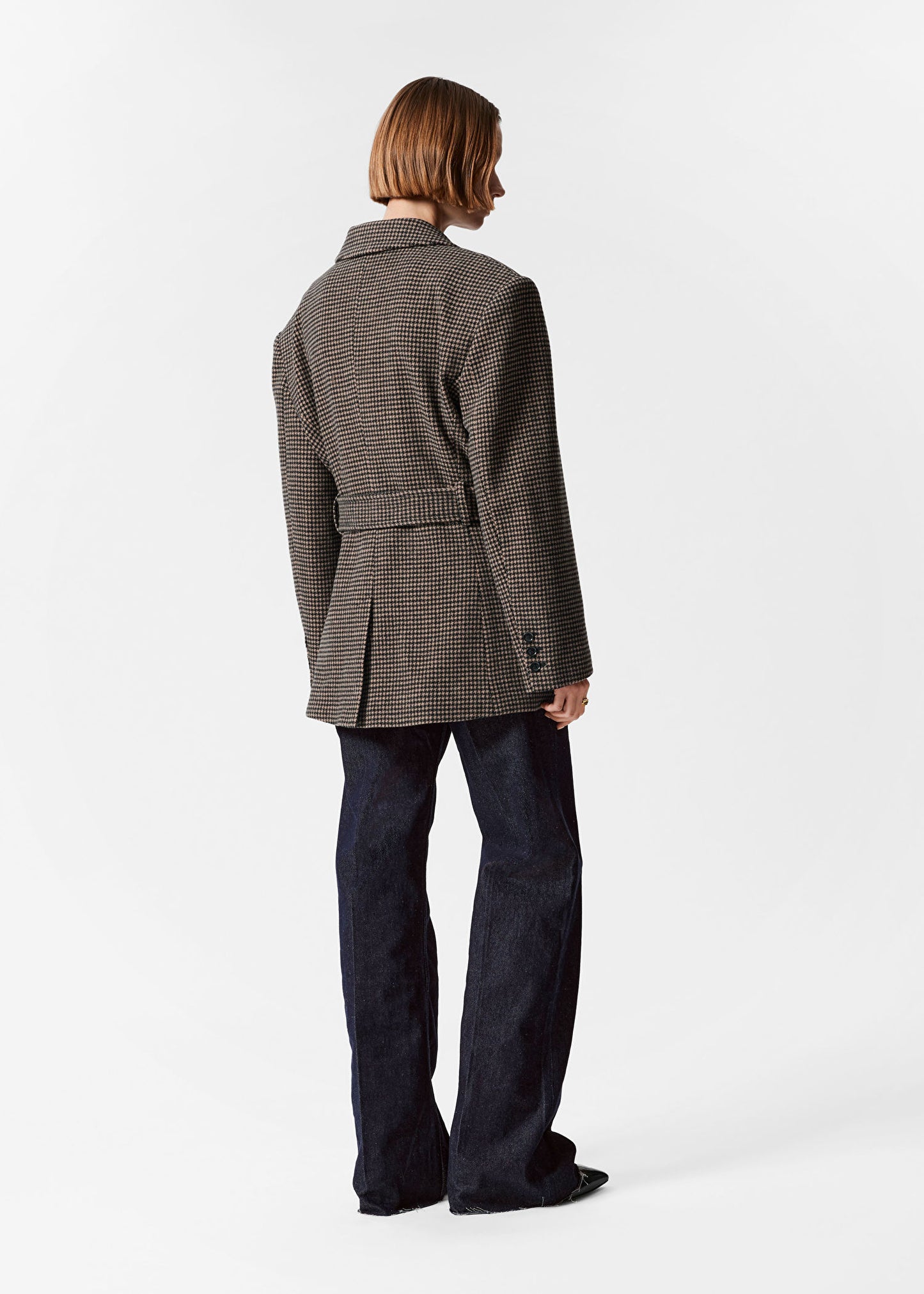 Belted Wool Blazer