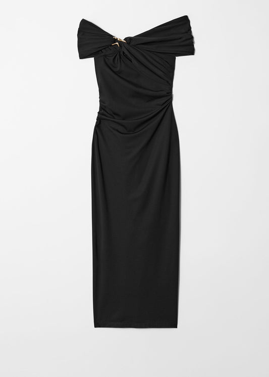 Off-Shoulder Maxi Dress