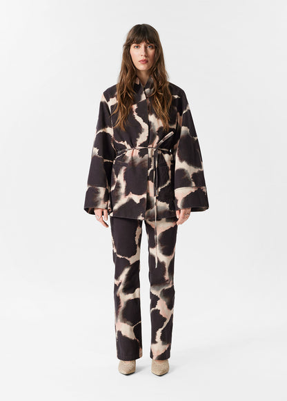 Tie-belt Kimono Jacket